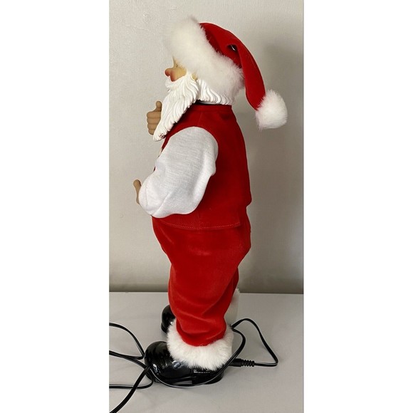 Vintage Animated Dancing Singing Santa 1999 Santa Musical Christmas Tested Works - Picture 7 of 11